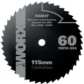 WORX Cirkelzaagblad Universeel Wa5047 - 115mm - 60t - Hss