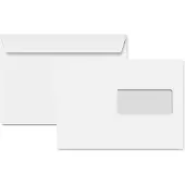 Clairalfa enveloppen DL, 110 x 220 mm, gerecycled wit