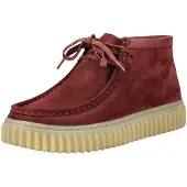 Clarks Chukka Boots 'Torhill Hi' wijnrood
