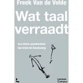 Lannoo Wat taal verraadt (Paperback)