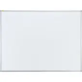 Franken Whiteboard X-tra! Line, wandmontage in staand en liggend formaat, wit geëmailleerd, antimicrobieel, aluminium frame, magnetisch, opbergvak, B 1200 x H 900 mm, SC3803