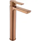 REA Wastafelkraan Argus Copper Brush High