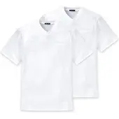 Schiesser - 2-pack American V-hals T-shirts Wit - XXL