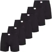 Phil&Co. Boxershorts ' Jersey Loose Fit ' zwart