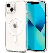 Spigen Ultra Hybrid MagSafe iPhone 13 Hoesje Wit