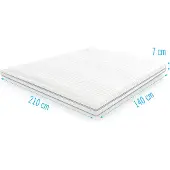 Droommatras Koudschuim Topdekmatras/topper 140x210 dikte 7 cm