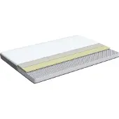 Beliani PICCOLO - Schuimmatras - Grijs - 80 x 200 cm - Polyester
