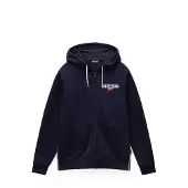 Napapijri Sweatvest 'B-Aylmer' nachtblauw / donkerrood / wit
