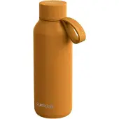 Quokka , Isolatie Fles 510ml Collectie Solid met Band, Geel