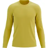 Compressport - Performance Ls Tshirt M Ceylon Yellow voor Heren - Maat L - Geel