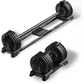 NEOLYMP 2-in-1 Dumbbell Set 2-40kg – Verstelbare Dumbbells & Halterstang – Halterset