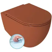 Sapho Infinity - Hangend toilet, Rimless, terracotta 10NF02004-2U