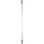 Vikan Hygiene 2959-4 steel 150cm rood ø25mm aluminium met schroefdraad