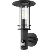 Eglo wandlamp met sensor E27 | Lisio | IP44 | Zwart