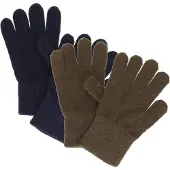 CeLaVi Handschoenen - Wol/Nylon - 2-pack - Sea Turtle/Navy - - 1-2 jaar (80-92) - Handschoenen