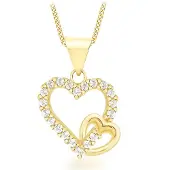 Lucardi Ketting 'Klassisch' goud / zilver