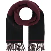 BOSS Sjaal 'Vianna' bordeaux / zwart