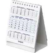 Brepols Bureaukalender kwartaal 2025 staand 10x13 spiraal