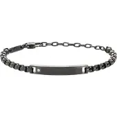 Breil Armband zwart / transparant
