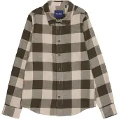 Only & Sons Junior Overhemd 'OSJGUDMUND' kaki / olijfgroen