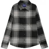 Only & Sons Junior Overhemd 'OSJGUDMUND' lichtgrijs / grijs gemêleerd / zwart
