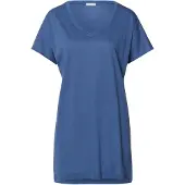 Hanro Nachthemd 'Laura' blauw