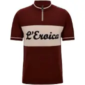 Santini Eroica Official Wool Korte Mouw Wielertrui