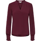 ONLY Blouse 'ONLMette' wijnrood