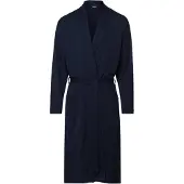 Hanro Badjas kort ' Night & Day ' navy