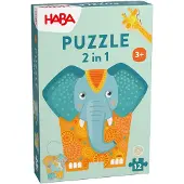 Haba Spel ' 2 in 1 Elefantastisch! ' gemengde kleuren