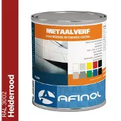 Afinol Metaalverf Helderrood (RAL 3002) 750 ml