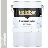 Holdbar Zwembadcoating Lichtgrijs (RAL 7035) 2,5 kg