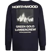 Petrol Industries Sweatshirt nachtblauw / grijs / wit