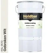 Holdbar Keldercoating Gebroken Wit (RAL 9010) 5 kg
