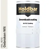 Holdbar Zwembadcoating Gebroken Wit (RAL 9010) 1 kg