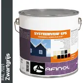 Afinol Systeemverf-Schakelverf Zwartgrijs (RAL 7021) 2,5 liter