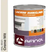 Afinol Zijdeglans Lakverf Creme Wit (RAL 9001) 750 ml