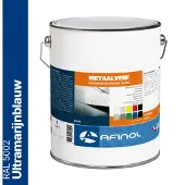 Afinol Metaalverf Ultramarijnblauw (RAL 5002) 5 liter