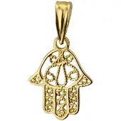 Marie-Celeste Marie Celeste hanger fatima hand - Goud