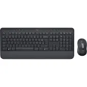 Logitech Signature MK650 Combo voor zakelijk gebruik - Toetsenbord- en muisset - draadloos - Bluetooth LE - AZERTY - Frans - Grijs (graphite)