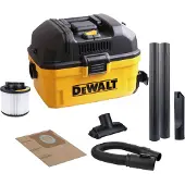 DeWalt DXV15T Stofzuiger In Toolbox - Nat/Droog - 1100W - 15L