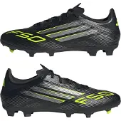 Adidas Voetbalschoen 'F50 League' neongroen / zwart / zilver