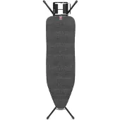 Brabantia Strijkplank B, 124x38 cm Denim Black met strijkijzerhouder - Black