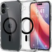 Spigen Ultra Hybrid Backcover MagSafe voor de Apple iPhone 16 - Black