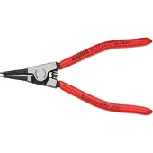 Knipex Borgveertang voor buitenringen op assen | Kunststof bekleed | Zwart geatramenteerd - 46 11 A1 SB