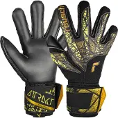 Reusch Sporthandschoenen 'Attrakt Duo Finger Support' geel / goud / zwart