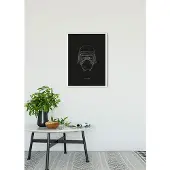 Komar Poster Star Wars Lijnen Dark Side Kylo 40 X 50 Cm