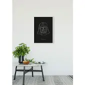 Komar Poster Star Wars Lijnen Dark Side Vader 50 X 70 Cm