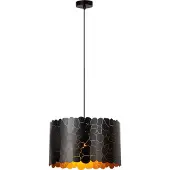 Lucide ALMELO - Hanglamp - Ø 40 cm - 1xE27 - Zwart