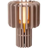 Lucide ROLLO - Tafellamp - 1xE27 - Taupe - Japandi